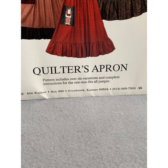 Osage County Quilt Factory Quilter's Misses Apron Sewing Pattern OCQF-QA - Picture 2 of 6